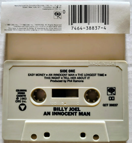 Billy Joel - "An Innocent Man" - CASSETTE TAPE VG/VG+