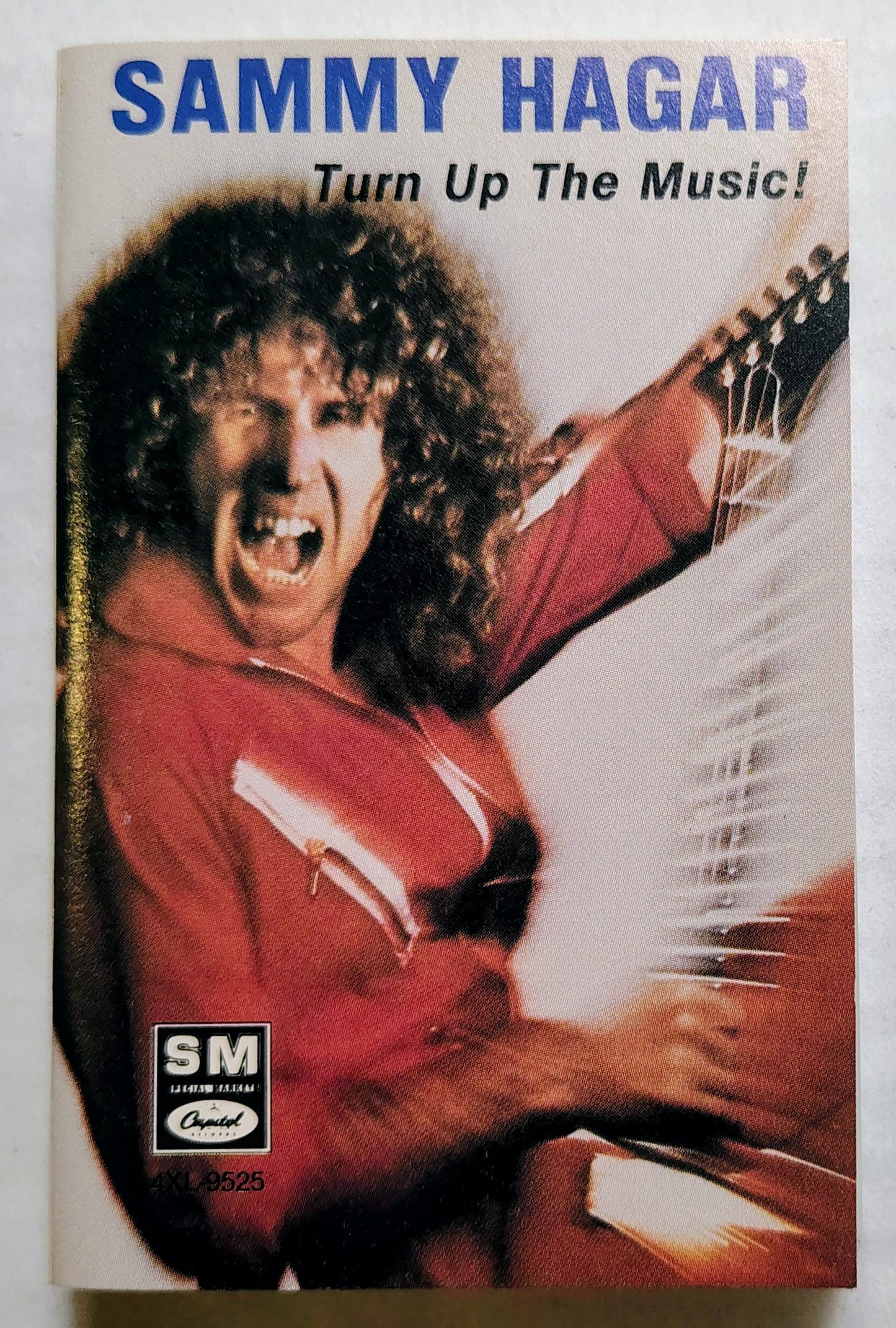 Sammy Hagar - “Turn Up The Music!” - CASSETTE TAPE VG+/VG+