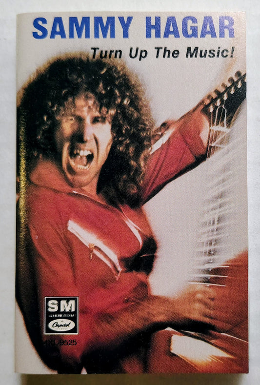 Sammy Hagar - “Turn Up The Music!” - CASSETTE TAPE VG+/VG+