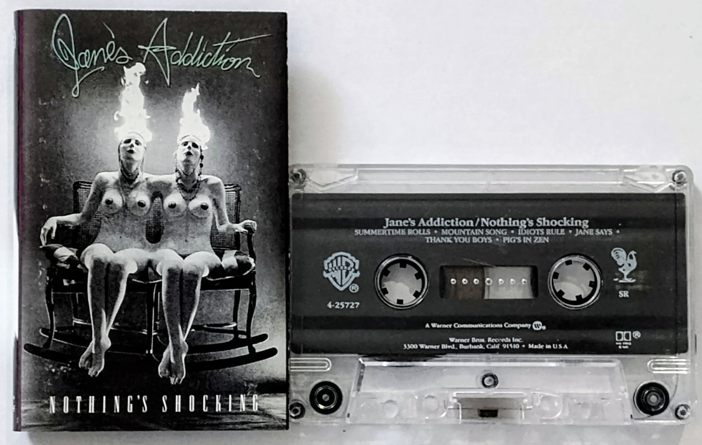 Jane’s Addiction - “Nothing’s Shocking” - CASSETTE TAPE VG/VG *🚨*