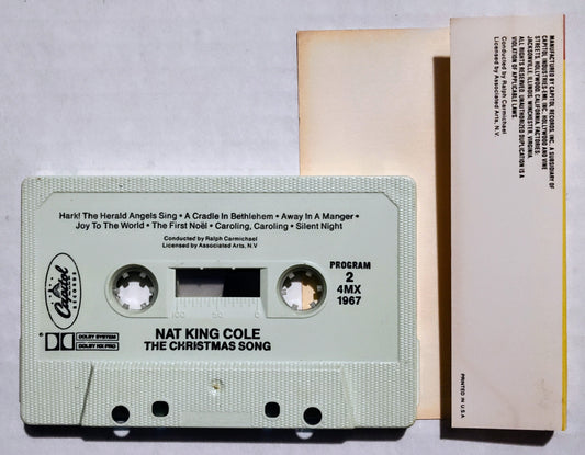 Nat "King" Cole - "The Christmas Song" - CASSETTE TAPE VG/VG+