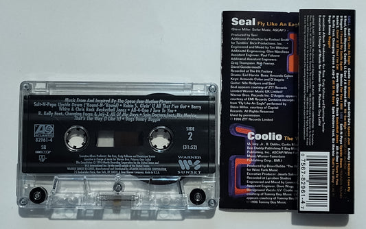Various Artists - "Space Jam Soundtrack" - CASSETTE TAPE (SR; DIGalog; DOLBY HX PRO B NR) VG/VG+
