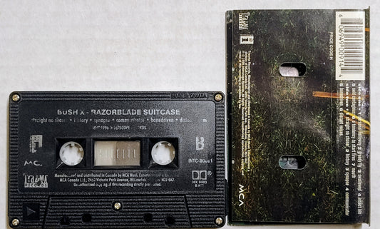 Bush - "Razorblade Suitcase" - CASSETTE TAPE (Canada; Black Shell) VG/VG