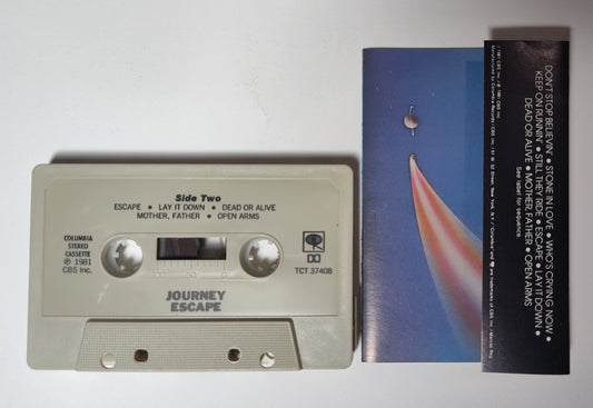 Journey - "Escape" - CASSETTE TAPE (DOLBY Stereo) VG+/VG+