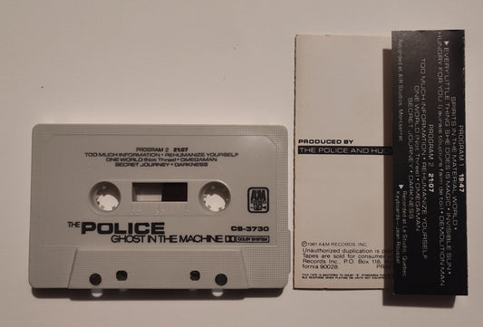 Police, The - "Ghost In The Machine" - CASSETTE TAPE VG+/VG+