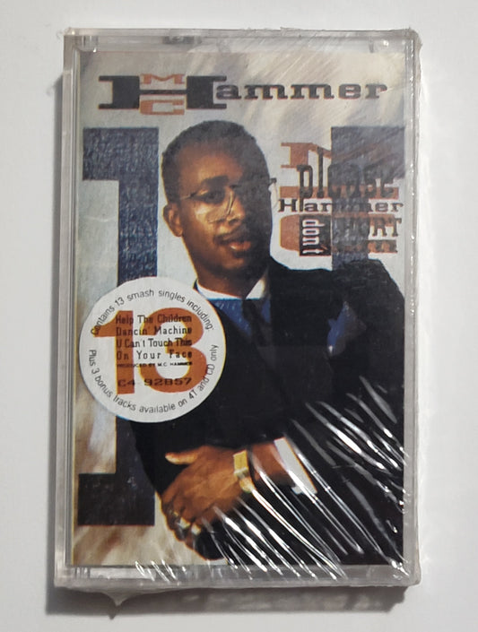 M.C. Hammer - "Please Hammer Don't Hurt 'Em" - CASSETTE TAPE (Pirate tape;unofficial;unknown quality) M/M (Sealed)