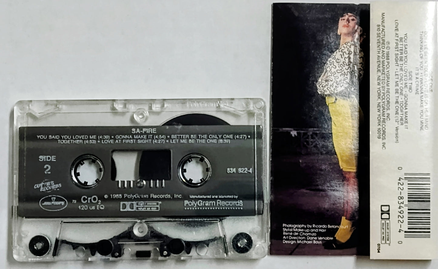 Sa-Fire - "Sa-Fire" - CASSETTE TAPE VG+/VG+