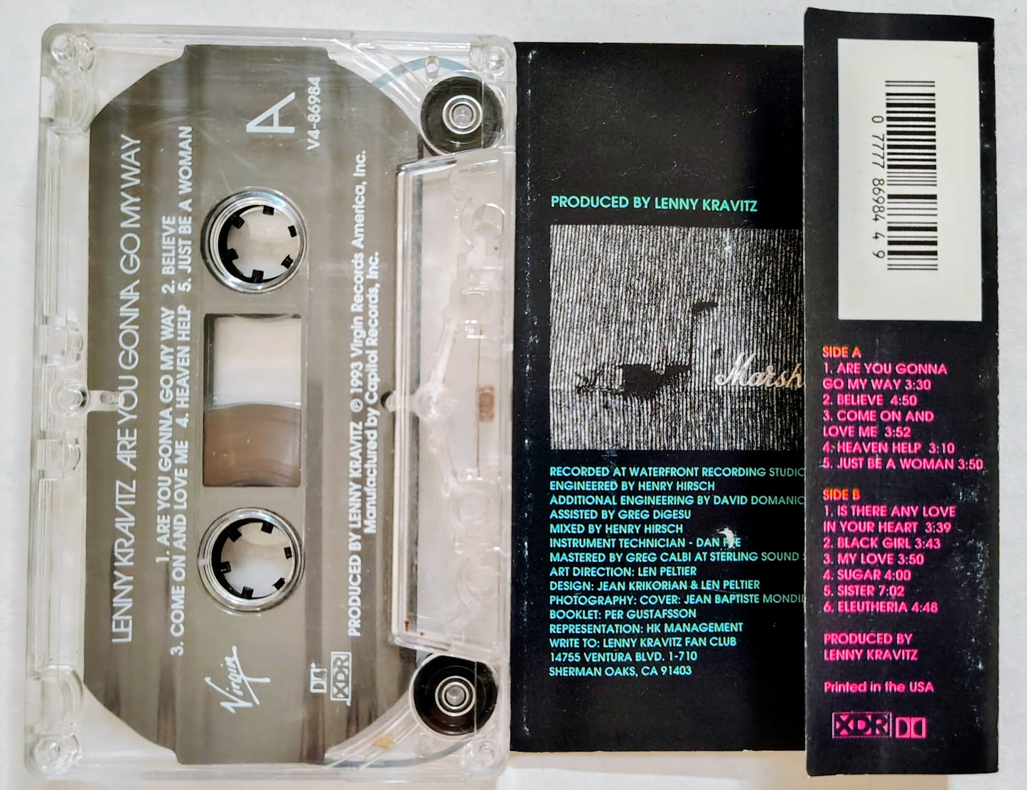 Lenny Kravitz - “Are You Gonna Go My Way” - CASSETTE TAPE VG/VG *🚨*