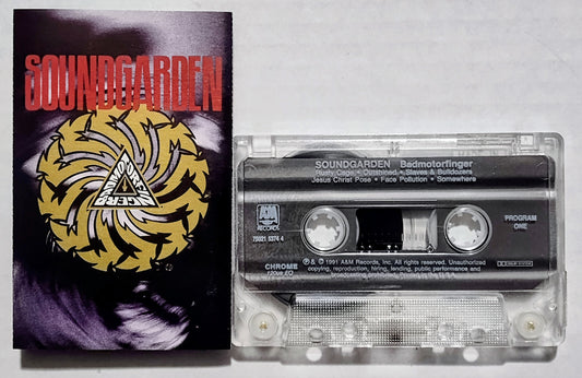 Soundgarden - “Badmotorfinger” - CASSETTE TAPE VG+/NM