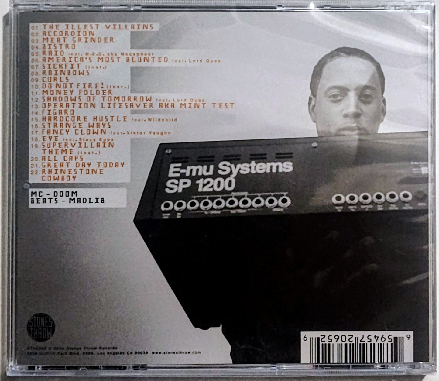 Madvillain (MF DOOM + Madlib) - "Madvillainy" - INDIE COMPACT DISC M/M (Sealed)