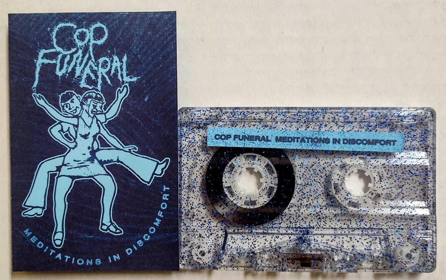 Cop Funeral - “Meditations In Discomfort” - INDIE CASSETTE TAPE M/M [Already Dead Tapes]