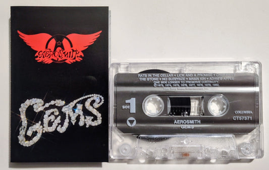 Aerosmith - "Gems" - CASSETTE TAPE VG/VG+