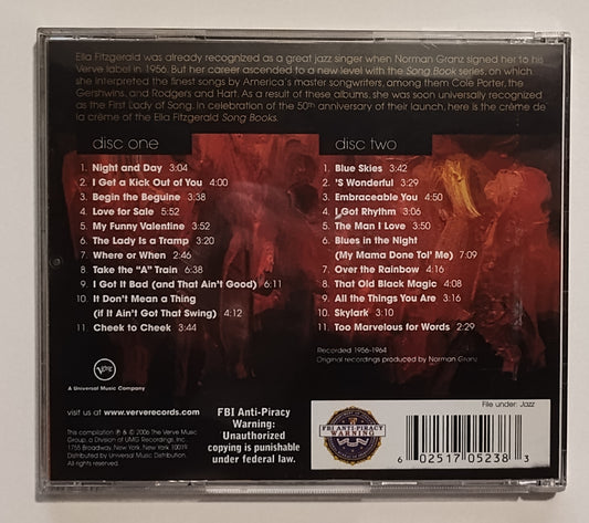 Ella Fitzgerald - "The Best Of The Songbooks" - COMPACT DISC (2X) VG+/VG