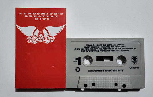 Aerosmith - "Greatest Hits" - CASSETTE TAPE (DOLBY) G+/VG