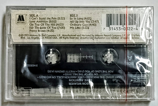 Jason Weaver - “Love Ambition” - CASSETTE TAPE M/M (Sealed with hype sticker)
