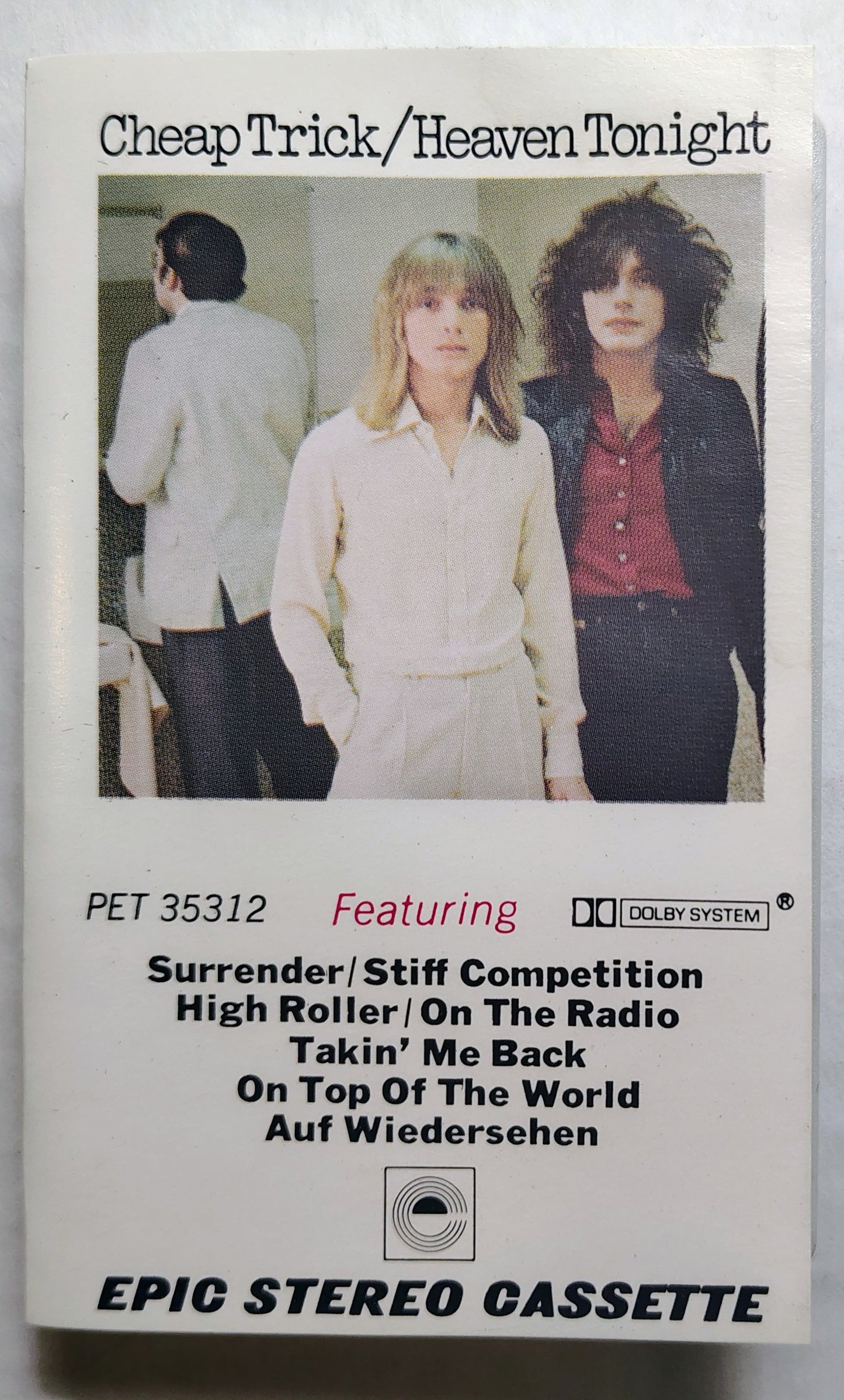 Cheap Trick - “Heaven Tonight” - CASSETTE TAPE VG/VG+