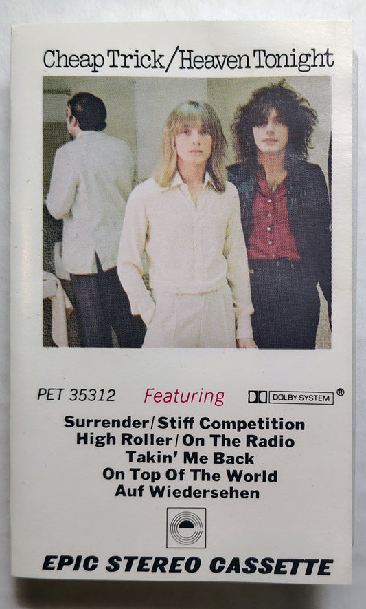Cheap Trick - “Heaven Tonight” - CASSETTE TAPE VG/VG+