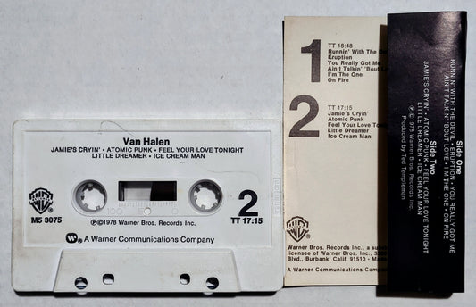 Van Halen - “Van Halen” - CASSETTE TAPE VG/VG+