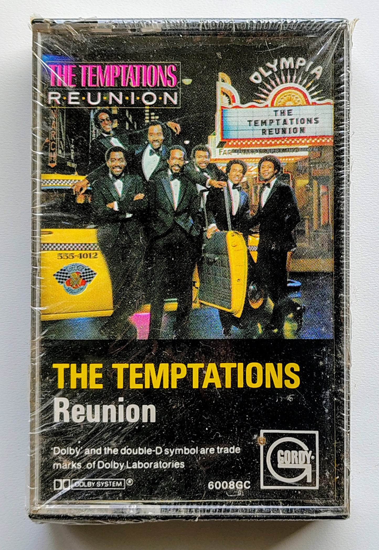 The Temptations - “Reunion” - CASSETTE TAPE NM/M (Sealed; torn cellophane)