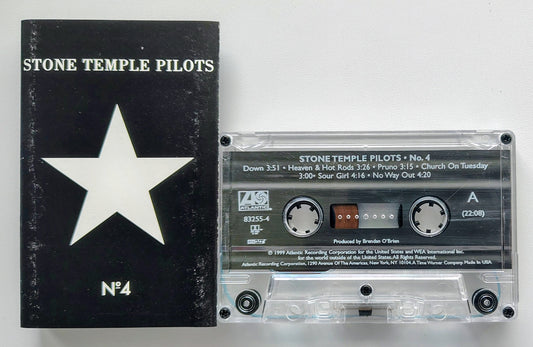 Stone Temple Pilots - “#4” - CASSETTE TAPE G+/VG* (Cover wear;* see notes) *🚨*