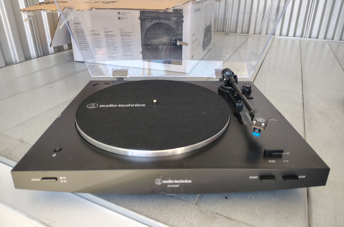 Audio-Technica AT-LP120XUSB-BK Direct-Drive Turntable (Analog & USB), Fully Manual, Hi-Fi, 3 Speed, Convert Vinyl to Digital, Anti-Skate and Variable Pitch Control, Black (Free Shipping)
