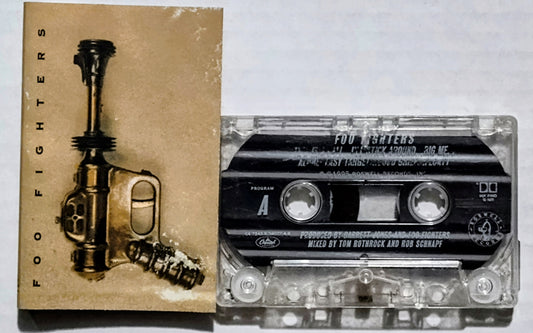 Foo Fighters - “Foo Fighters” - CASSETTE TAPE VG/G+ (Cosmetic downgrades only)
