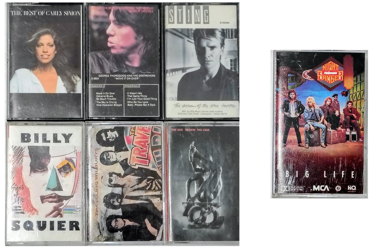 7-Tape Classic Rock Mini Batch (Lot 4)