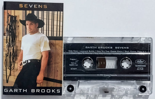 Garth Brooks - “Sevens” - CASSETTE TAPE VG/VG