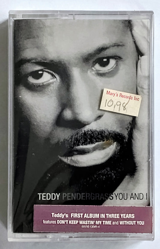 Teddy Pendergrass - “You And I” - CASSETTE TAPE NM/M (Sealed with hype sticker; cracked back of case)