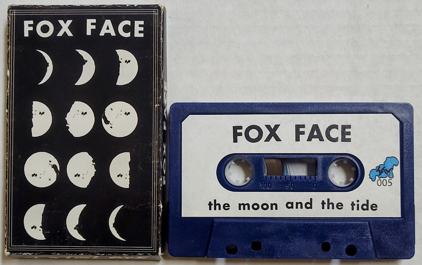 Fox Face - “The Moon And The Tide” - INDIE CASSETTE TAPE VG+/NM [In The Lake Records] (Personal Collection)