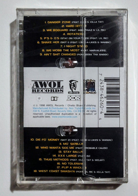 Laroo The Hard Hitter - "Fear No Fate" - CASSETTE TAPE M/M (Sealed)