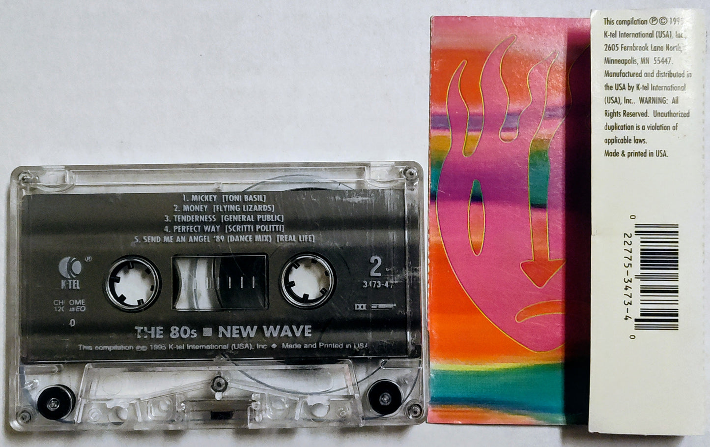 Various Artists - “The 80s; New Wave (Compilation)” - CASSETTE TAPE VG/VG