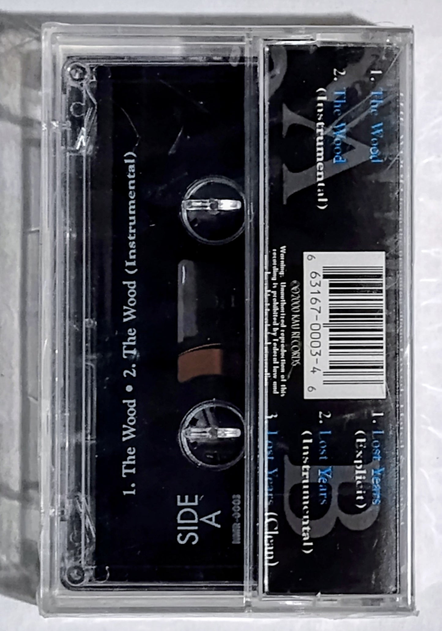 Papa Seville - “The Wood” - CASSETTE TAPE (Single) M/M (Sealed; slightly scratchy cellophane)