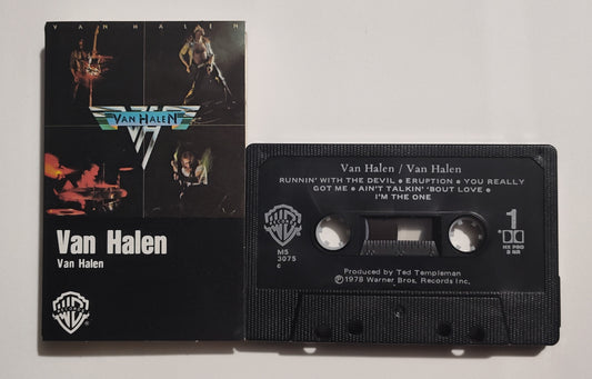 Van Halen - "Van Halen (1)" - CASSETTE TAPE (Canada; black shell; DOLBY HX PRO B NR) VG+/VG+