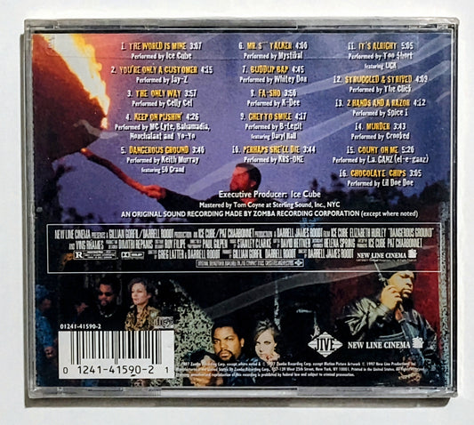 Various Artists - "Dangerous Ground Soundtrack" - COMPACT DISC NM/M (Sealed with hype sticker)