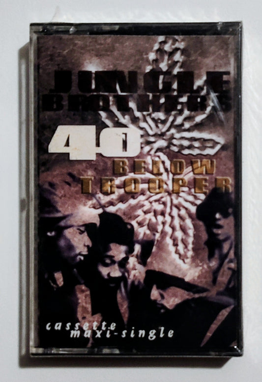 Jungle Brothers - "40 Below Trooper" - CASSETTE TAPE (Maxi) M/M (Sealed)