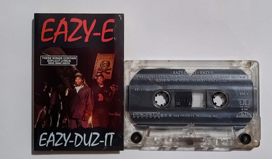 Eazy-E - "Eazy-Duz-It" - CASSETTE TAPE (DOLBY HX PRO NR B) VG/G