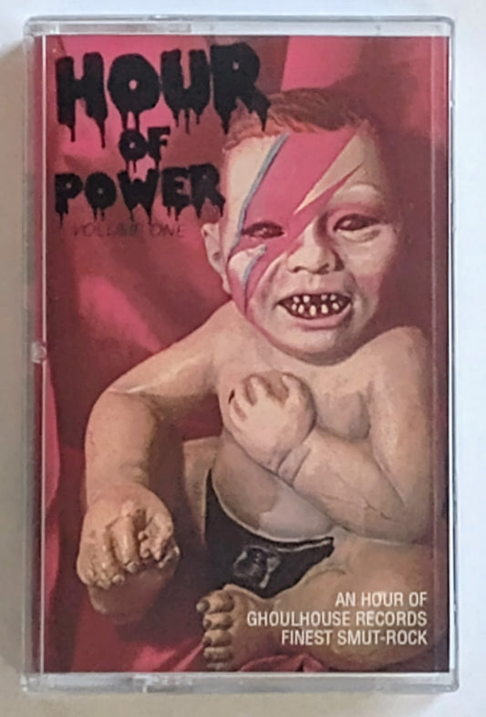 Various Artists - "Hour Of Power (Ghoulhouse Records Compilation)" - INDIE CASSETTE TAPE M/M