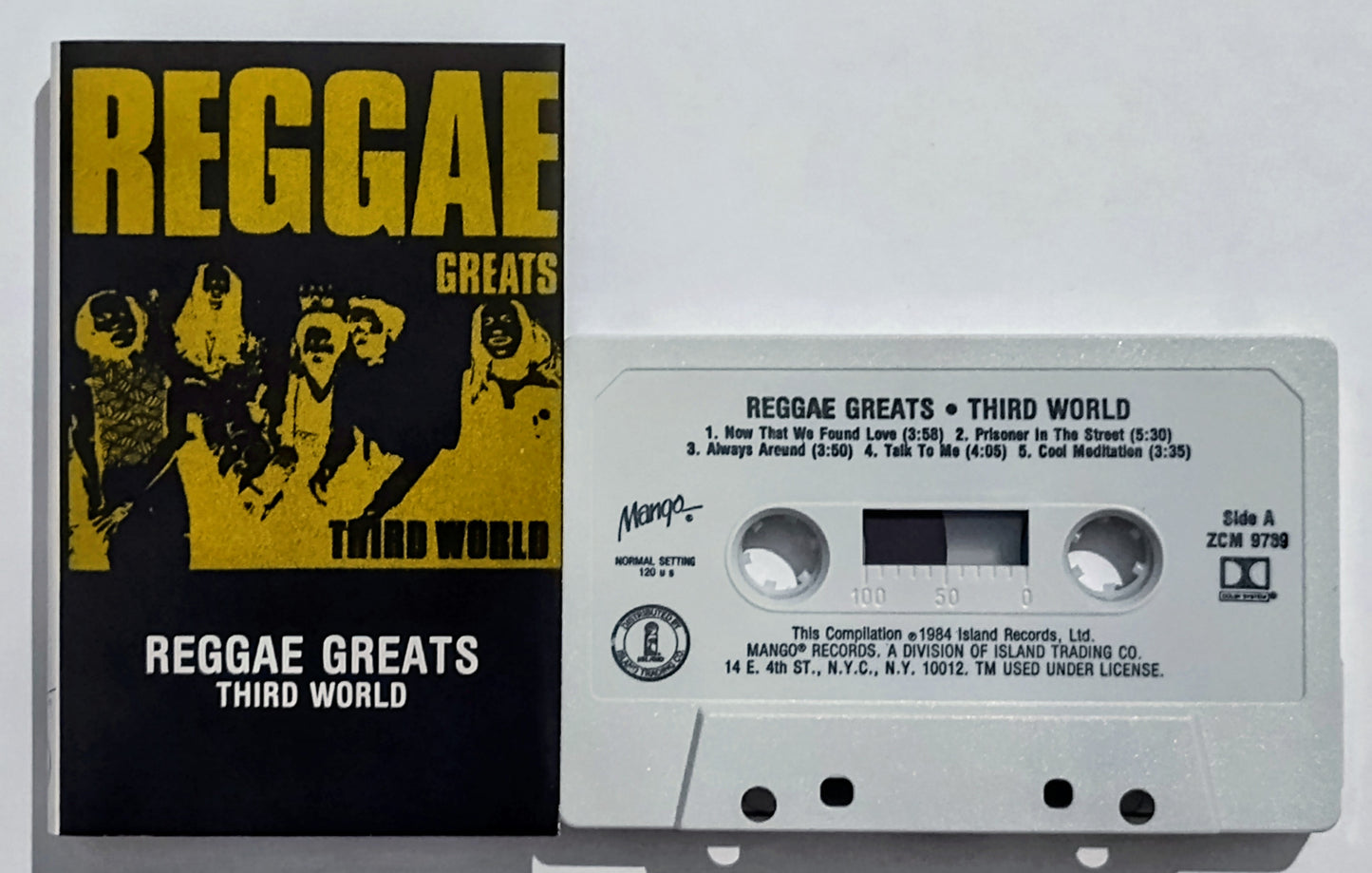 Third World - “Reggae Greats” - CASSETTE TAPE VG+/VG+