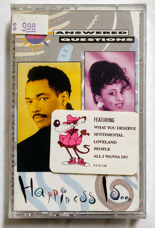 Answered Questions - “Happiness Is…” - CASSETTE TAPE M/M (Sealed with hype sticker)