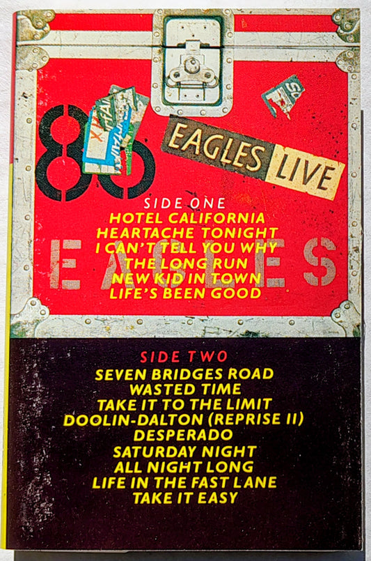 Eagles - "Eagles Live" CASSETTE TAPE VG+/VG