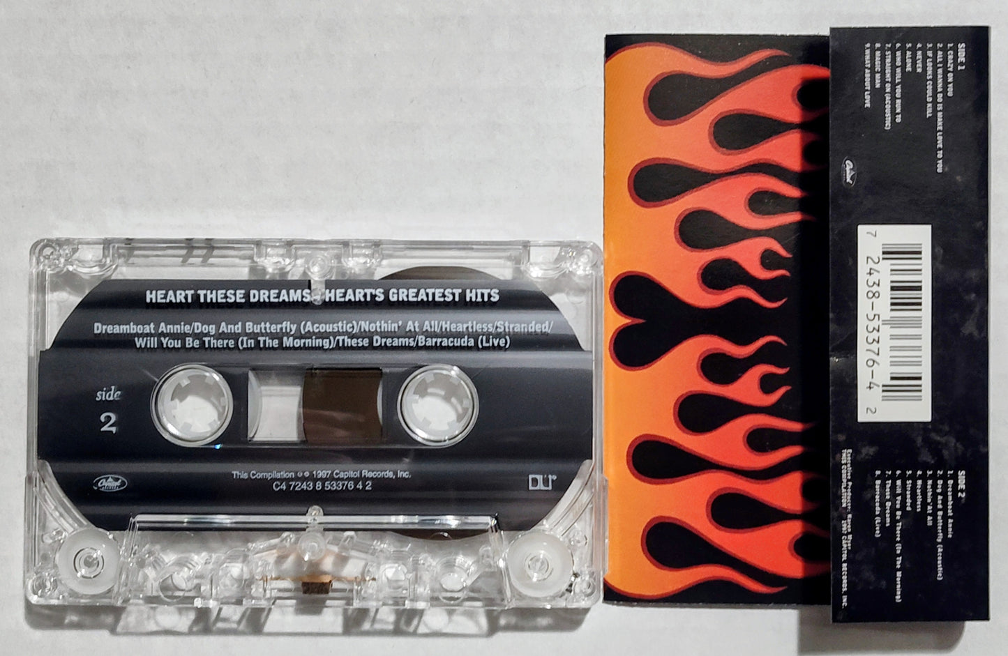 Heart - “These Dreams/Heart’s Greatest Hits” - CASSETTE TAPE NM/NM