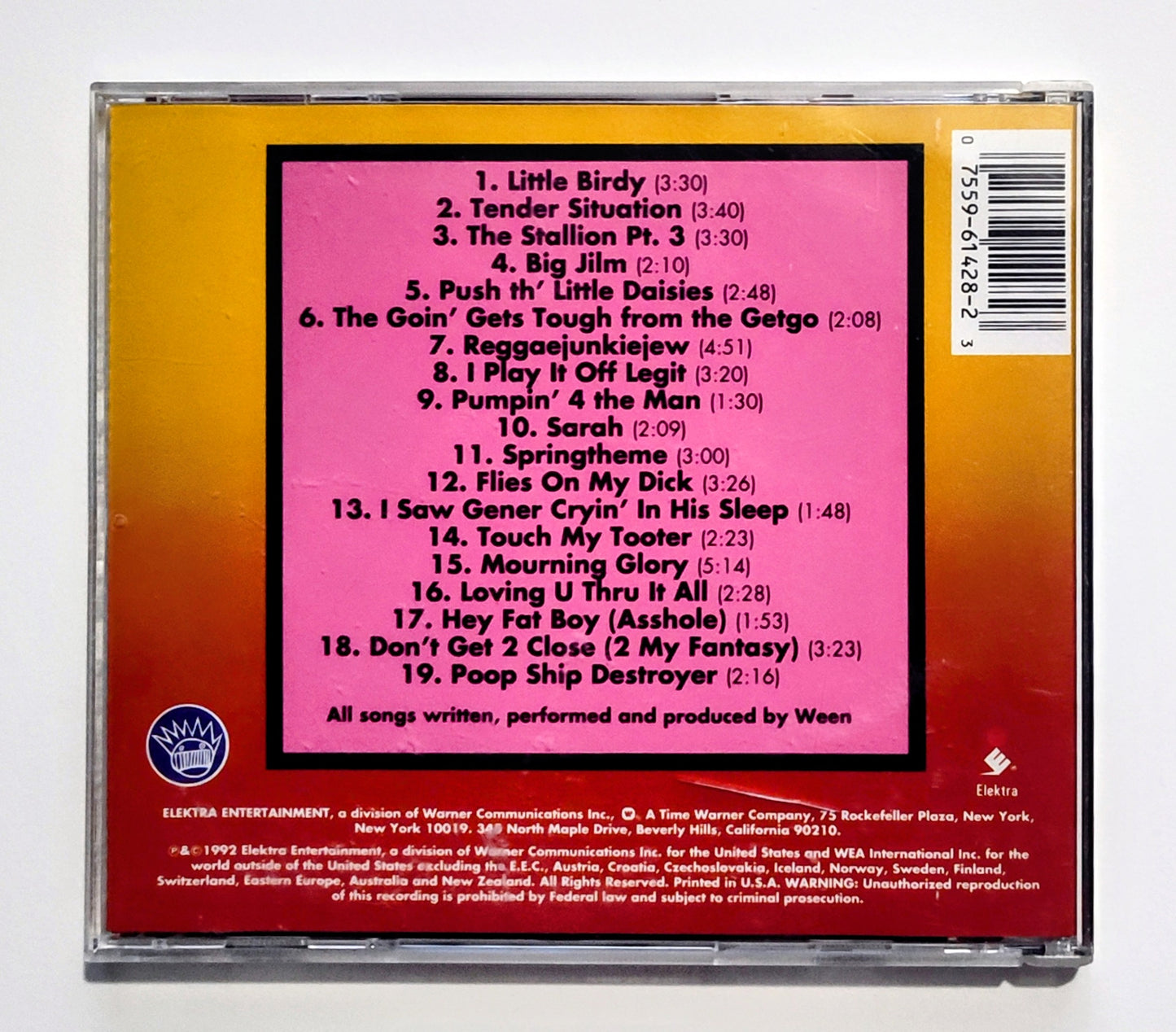 Ween - "Pure Guava" - COMPACT DISC VG+/VG+