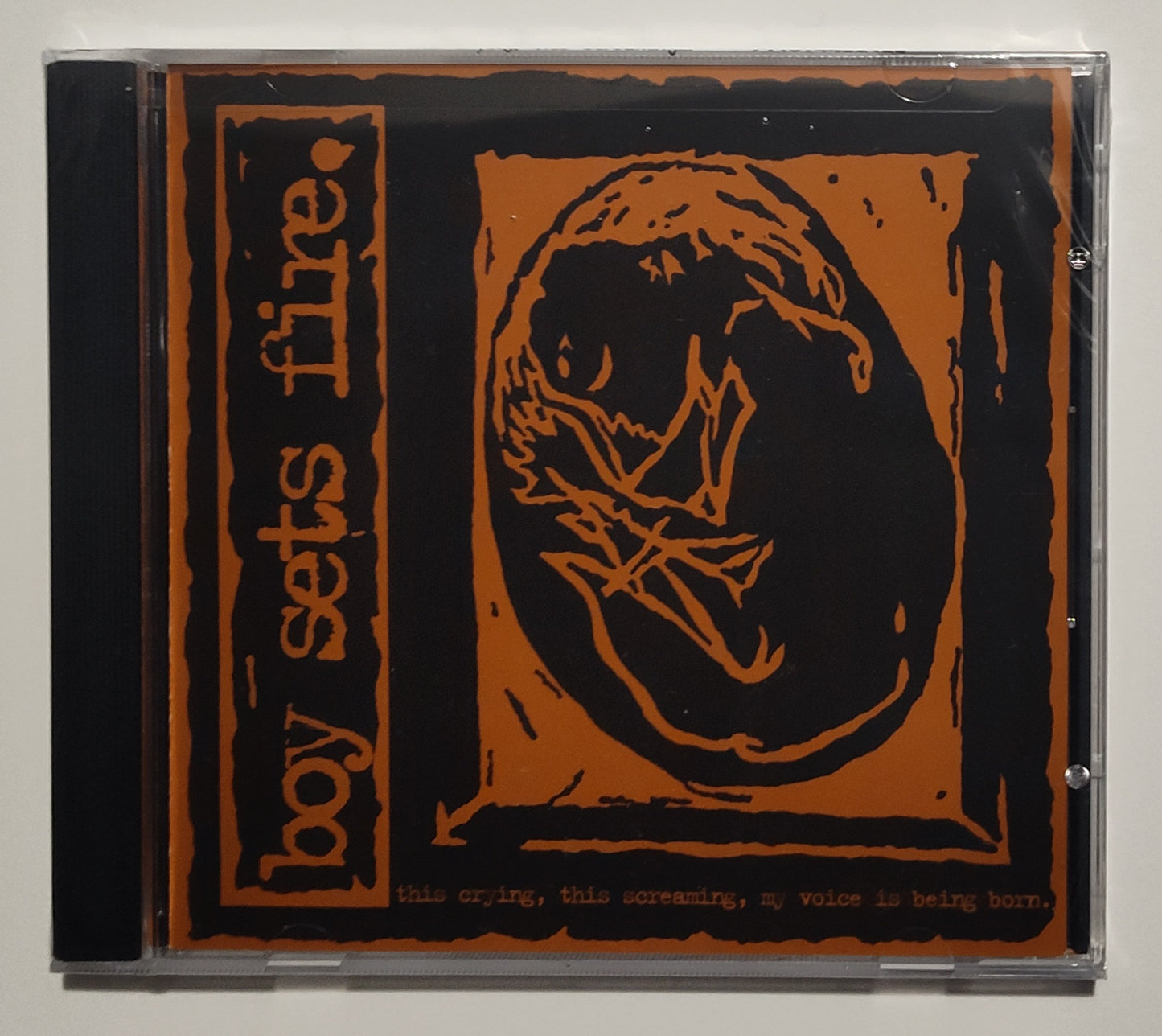 Boy Sets Fire - "This Crying, This Screaming, My Voice Is Being Born" - INDIE COMPACT DISC M/M (Sealed)