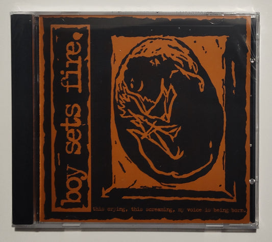 Boy Sets Fire - "This Crying, This Screaming, My Voice Is Being Born" - INDIE COMPACT DISC M/M (Sealed)