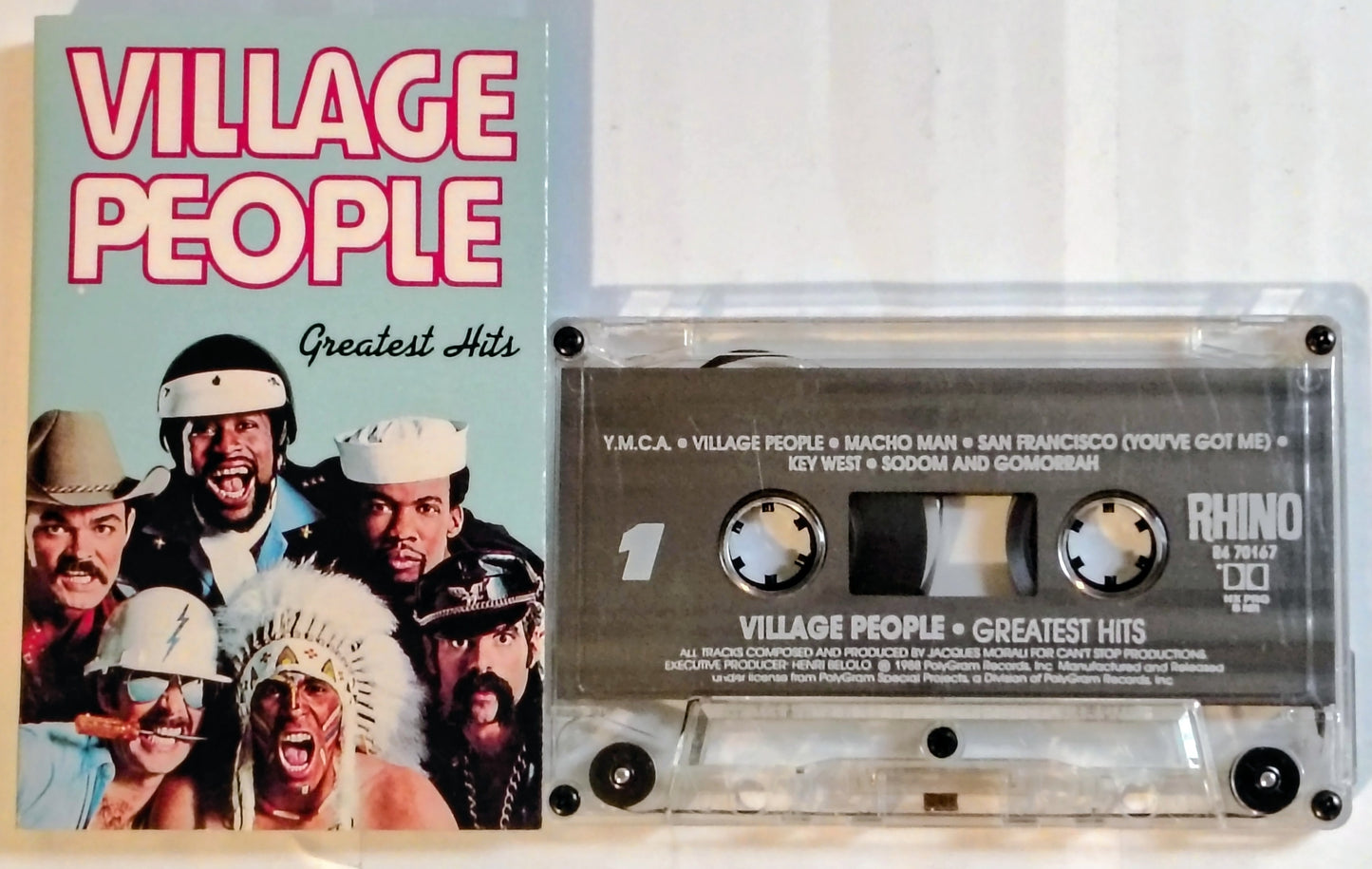 Village People - “Greatest Hits” - CASSETTE TAPE VG/VG