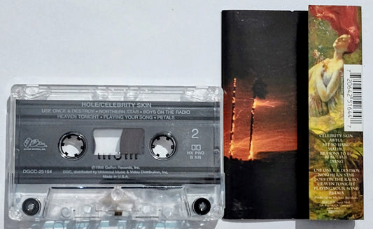 Hole - "Celebrity Skin" - CASSETTE TAPE VG/VG (Cracked Shell; plays perfect)