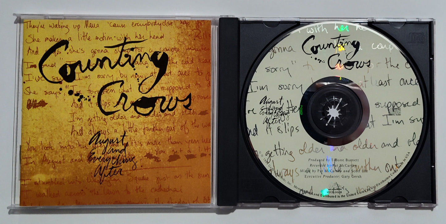 Counting Crows - "August And Everything After" - COMPACT DISC VG/VG