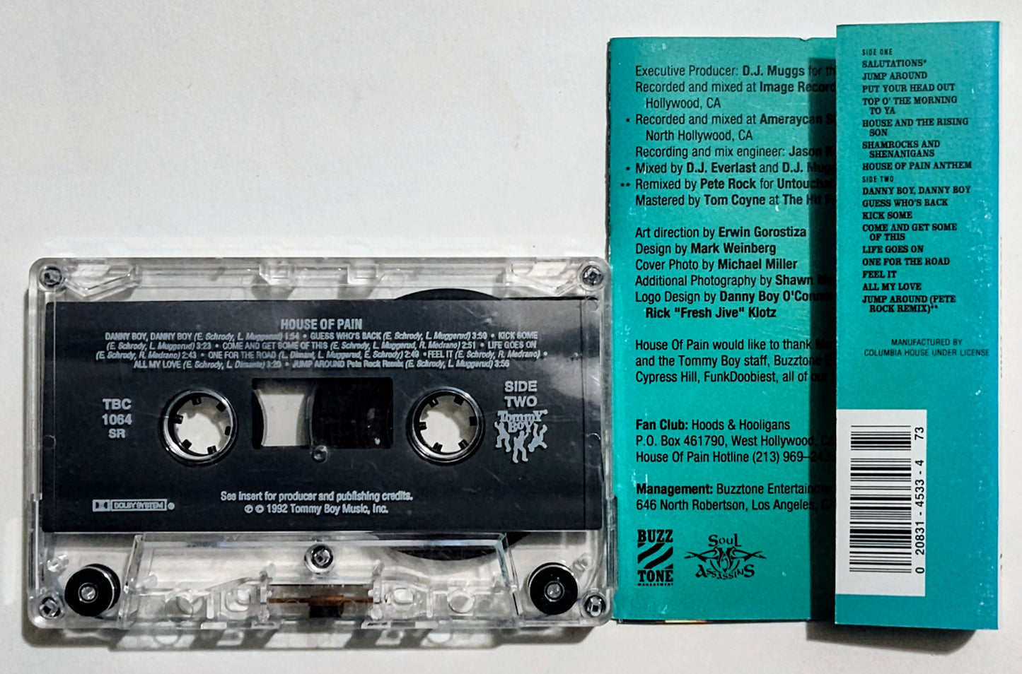 House Of Pain - "Fine Malt Lyrics" - CASSETTE TAPE (DOLBY) VG/VG