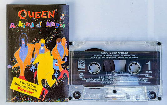 Queen - “A Kind Of Magic” - CASSETTE TAPE (AR) VG+/VG+